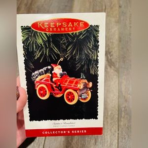 Vintage 1995 Hallmark Santa’s Roadster Collector’s Ornament